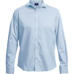 Mens Slim Fit Lounge Long Sleeve Sky Blue